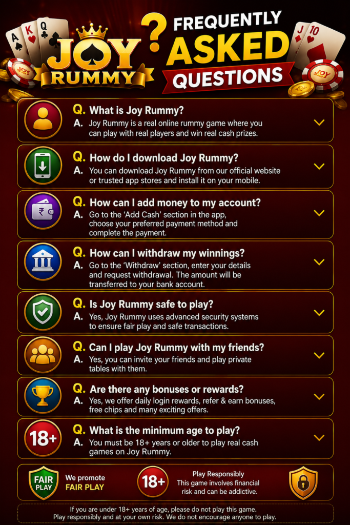Joy Rummy Game